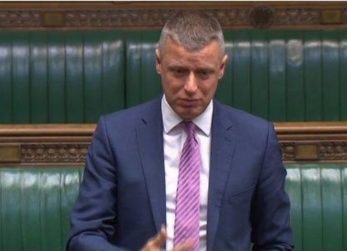 Luke Pollard MP in Parliament