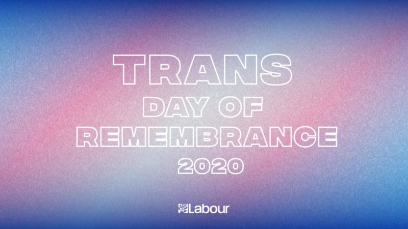 Trans Day of Remembrance 2020