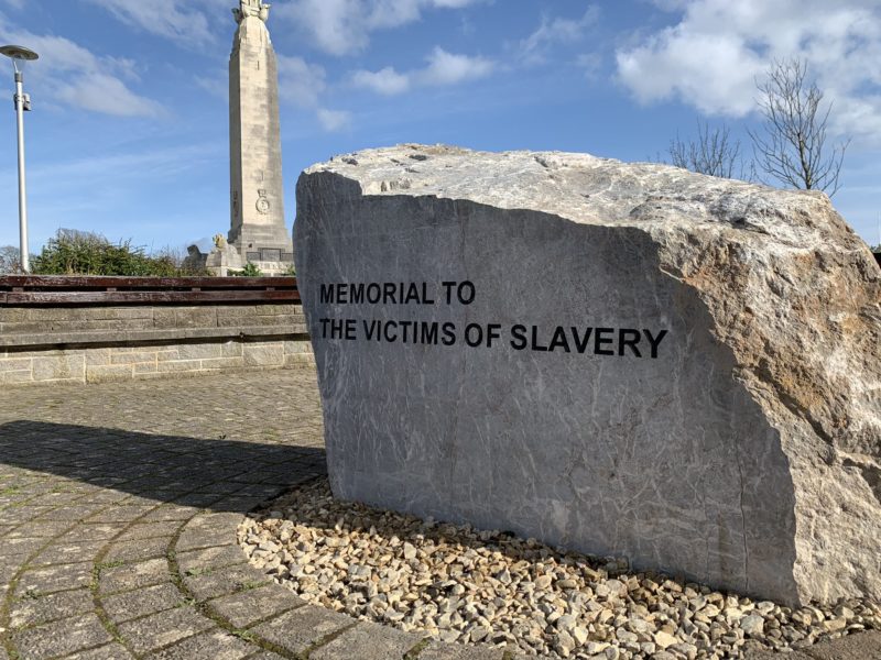 Slavery Memorial in Plymouth