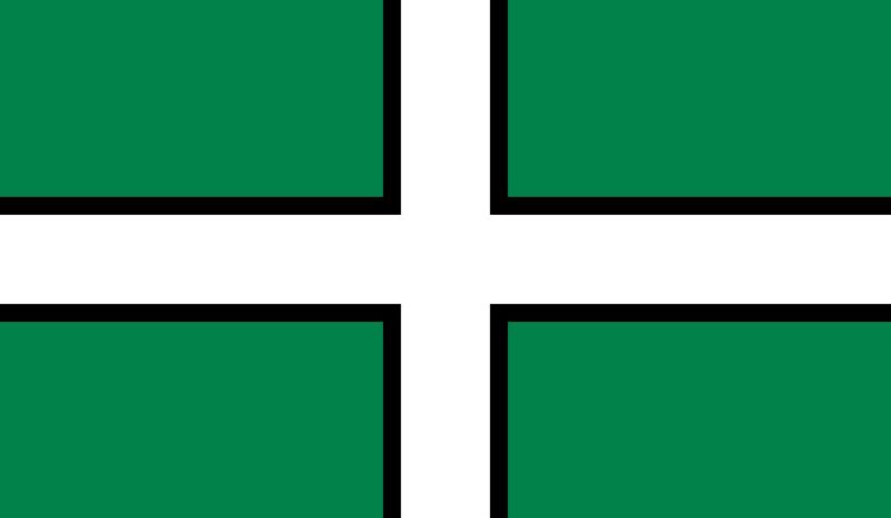 Devon flag. 