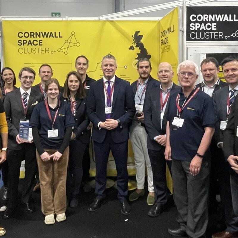 Luke with Cornwall Space Cluster at Space Comm Expo